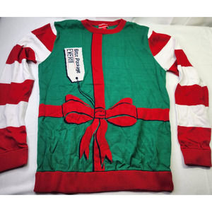 Target Unisex Best Package Ever Ugly Christmas Holiday Long Sleeve Sweater Sz M